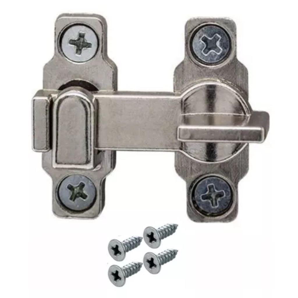 Kit 10 Trinco Tranqueta Bico Virado Janela Metal C/parafusos em Oferta na Shopee