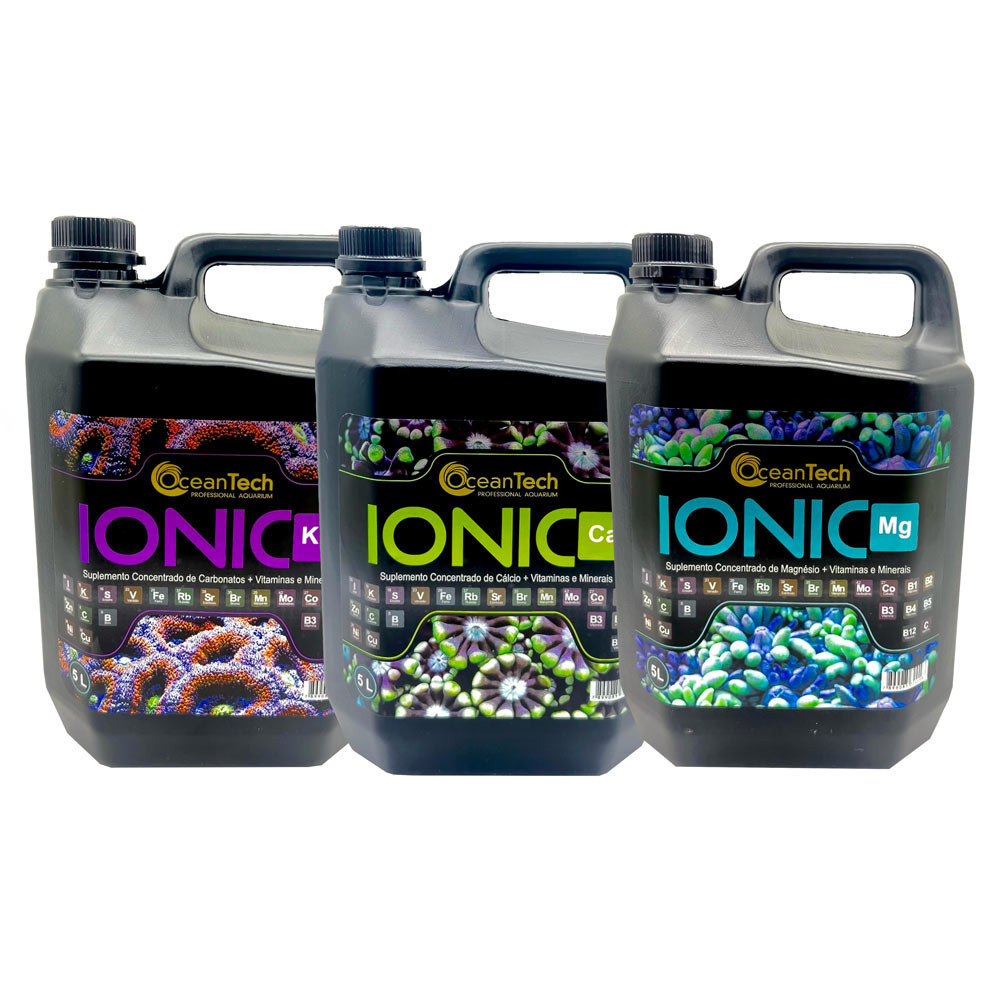 Kit Balling Ocean Tech Ionic Cálcio Magnésio Kh 5 Litros