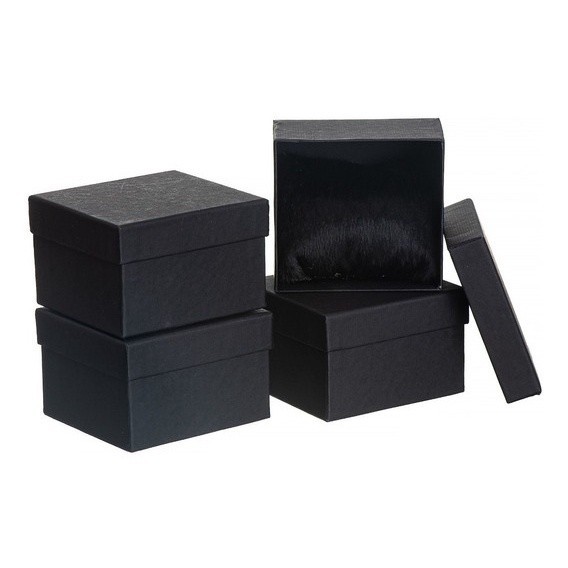 Caixinha Para Colocar Relógio Preto Com Almofada