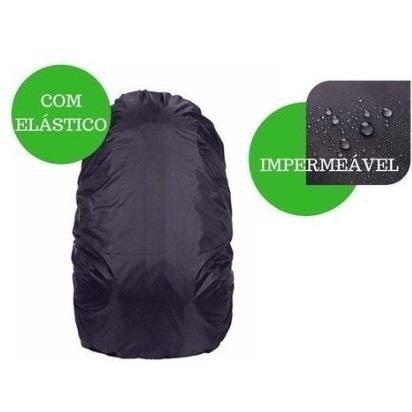 Imagem KIT 2 CAPAS DE CHUVA PARA MOCHILA IMPERMEAVEL UNIVERSAL