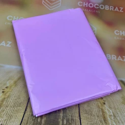 10~50 TOALHAS P/ MESA FESTA ROSA BOPP PEROLA 78X78 INOVE (CHOCO)