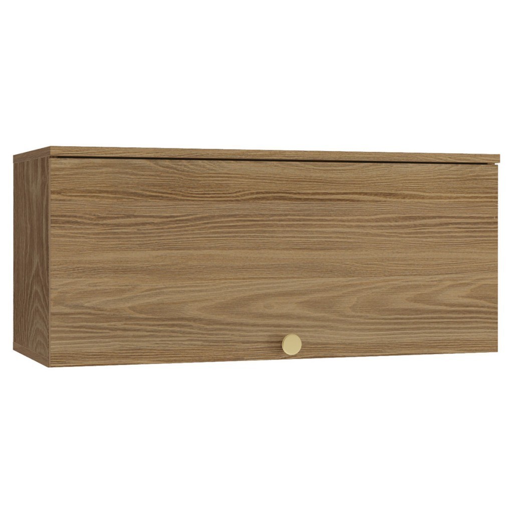 Armário Aéreo Cozinha Botanic 80 Cm 1 Porta Nogueira Fosco - Kappesberg em Oferta na Shopee