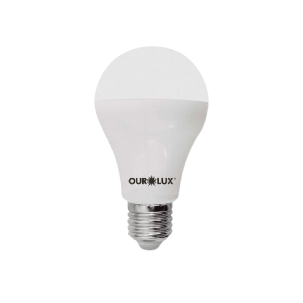 Lâmpada Bulbo Superled Luz Branca 9W E27 Bivolt Ourolux
