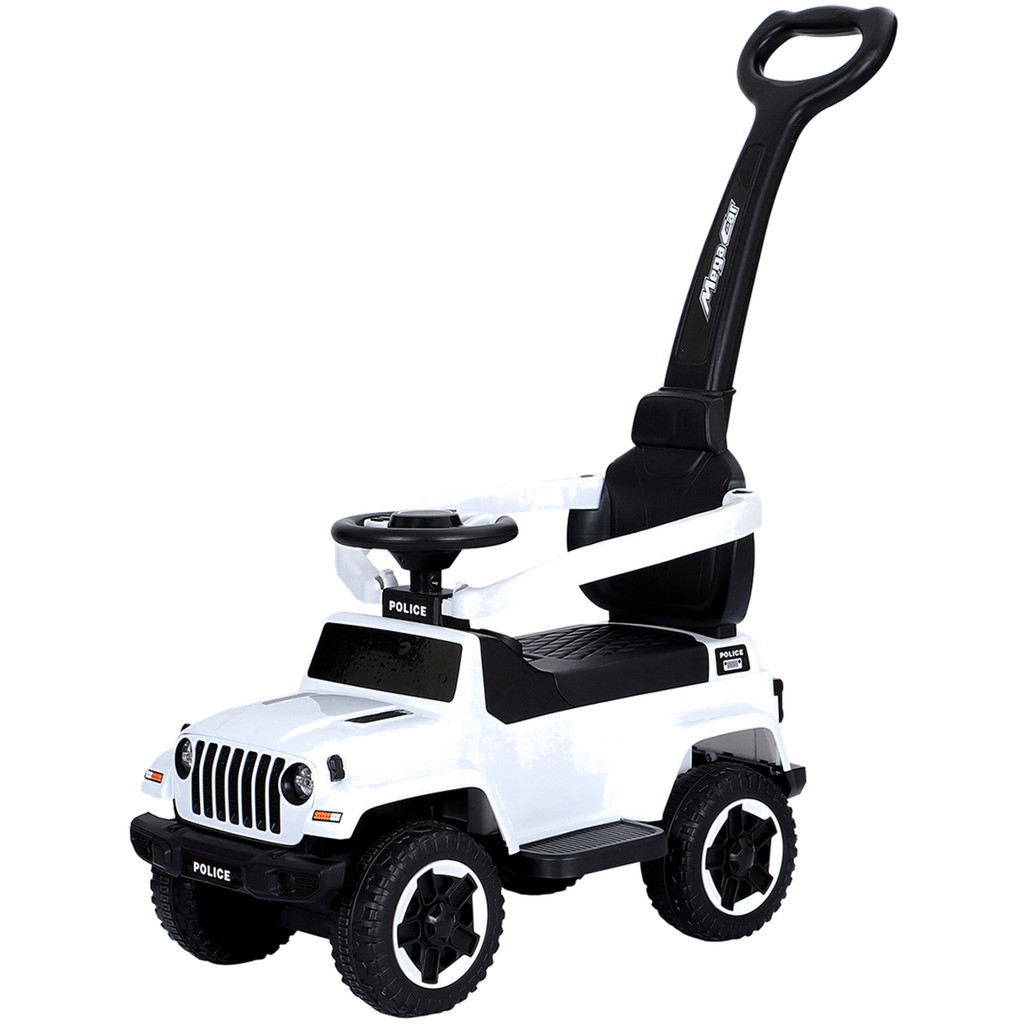 Carrinho de Passeio para Bebe Andador Zippy Toys Jeep Branco em Oferta na Shopee