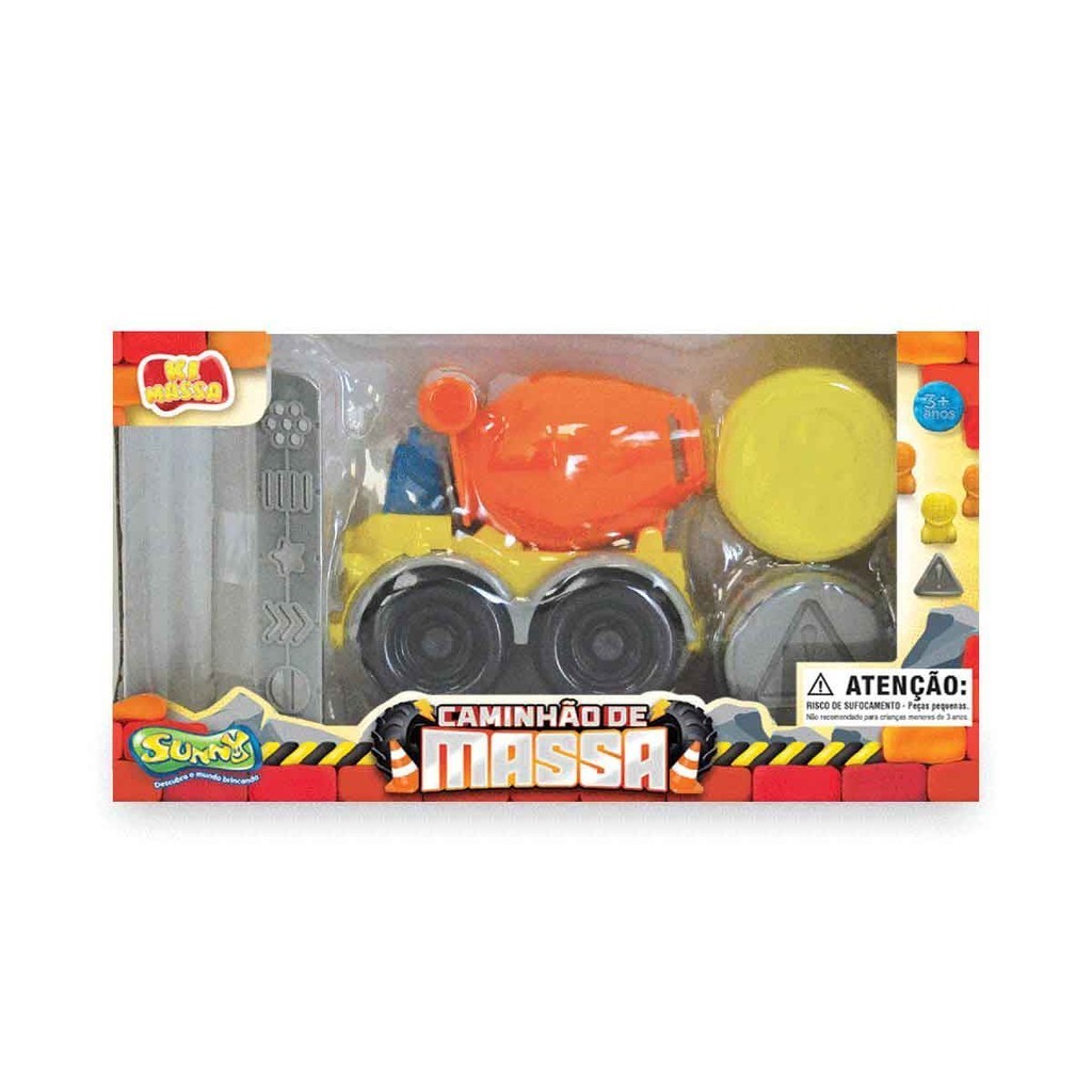 Caminhão de Massa com 2 Massinhas - Ki Massa em Oferta na Shopee