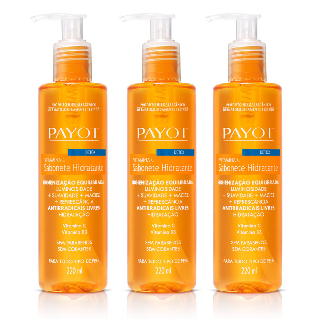Kit Trio Sabonete Vitamina C Payot