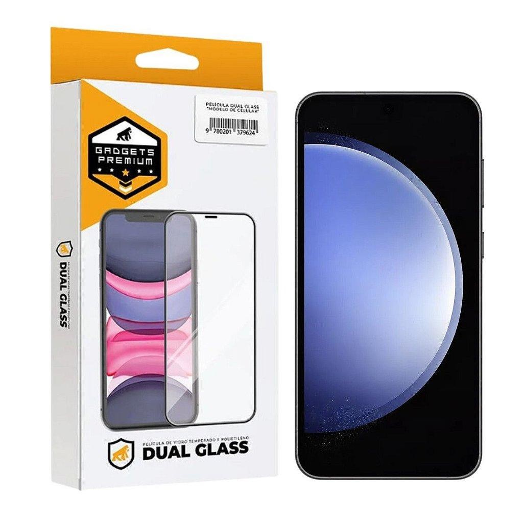 Película para Samsung Galaxy S23 FE - Dual Glass Preta - Gshield em Oferta na Shopee