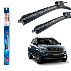 Par Palheta Dianteira Limpador de Para Brisa Compass 2017 Até 2023 Original Bosch