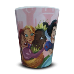 Copo Infantil Disney Princesas Meninas Melamine 300ml