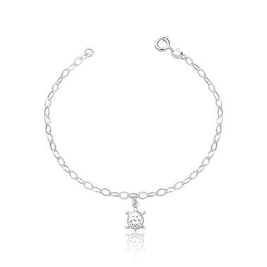 Pulseira feminina de prata 925 com pingente de Tartaruga em Oferta na Shopee