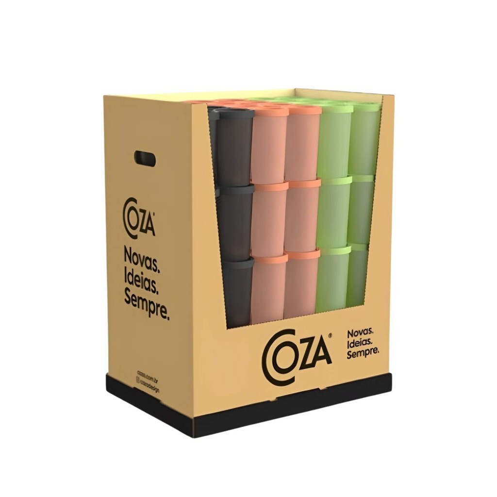 Copo Unitário com Tampa Coza Nutri 500ml Brinox Cor Sortida - 13154/4117 em Oferta na Shopee