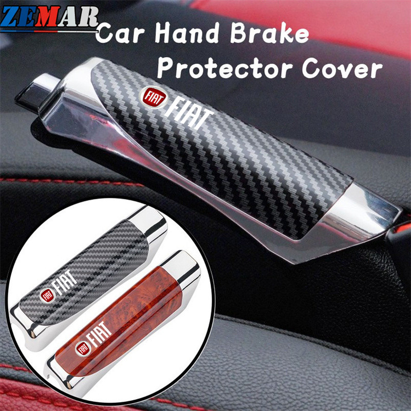 Universal FIAT Car Carro Capa Do Freio De Mão Estilo Fibra De Carbono Protetor De Decoração SUV Acessório Strada Argo Mobi Toro Fastback Pulse Cronos Scudo 500 Titano Palio Idea Uno Punto em Oferta na Shopee