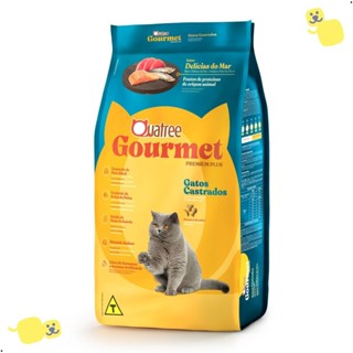 Ração Quatree Gourmet Gatos Castrados Delícias do Mar 10,1kg Alimento Premium Proteína Bruta 32% Cat em Oferta na Shopee