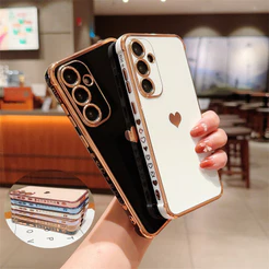 Capa Protetora De Luxo Para Telefone Samsung Galaxy A55 A35 A15 A14 A25 A24 A13 5G A54 A34 A53 A52 A23 A52 A12