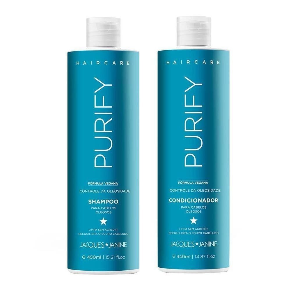 Shampoo Condicionador Jacques Janine Hair Care Purify 440ml