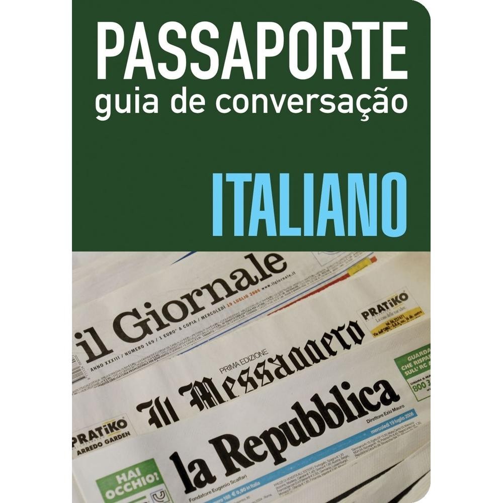 Passaporte - Guia de conversação - Italiano