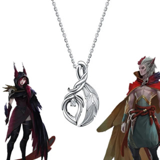 Jogo Xayah Rakan Cosplay O Rebelde Colar De Encanto Pingente Gargantilha Jóias Acessórios De Propaganda Casal Presentes De Natal em Oferta na Shopee