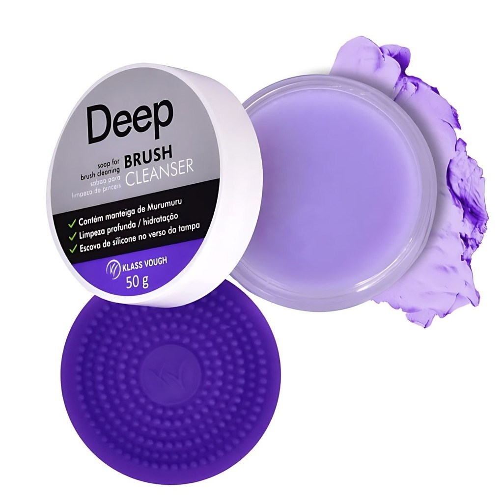 Limpador De Pincéis Sólido Deep Brush Cleanser Klass Vough