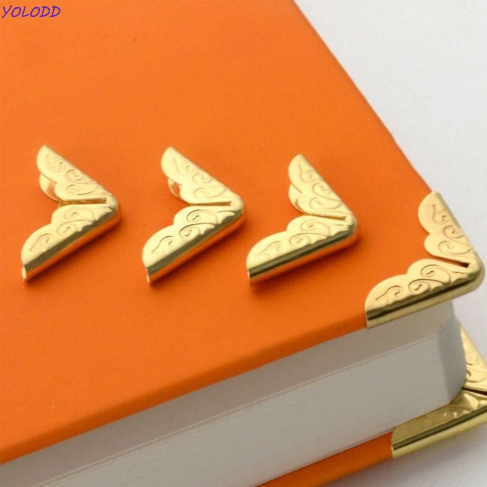 YOLODD 50 Peças Protetor De Canto De Livro , Scrapbook Vintage DIY , Mini Suportes De Ferro Práticos em Oferta na Shopee