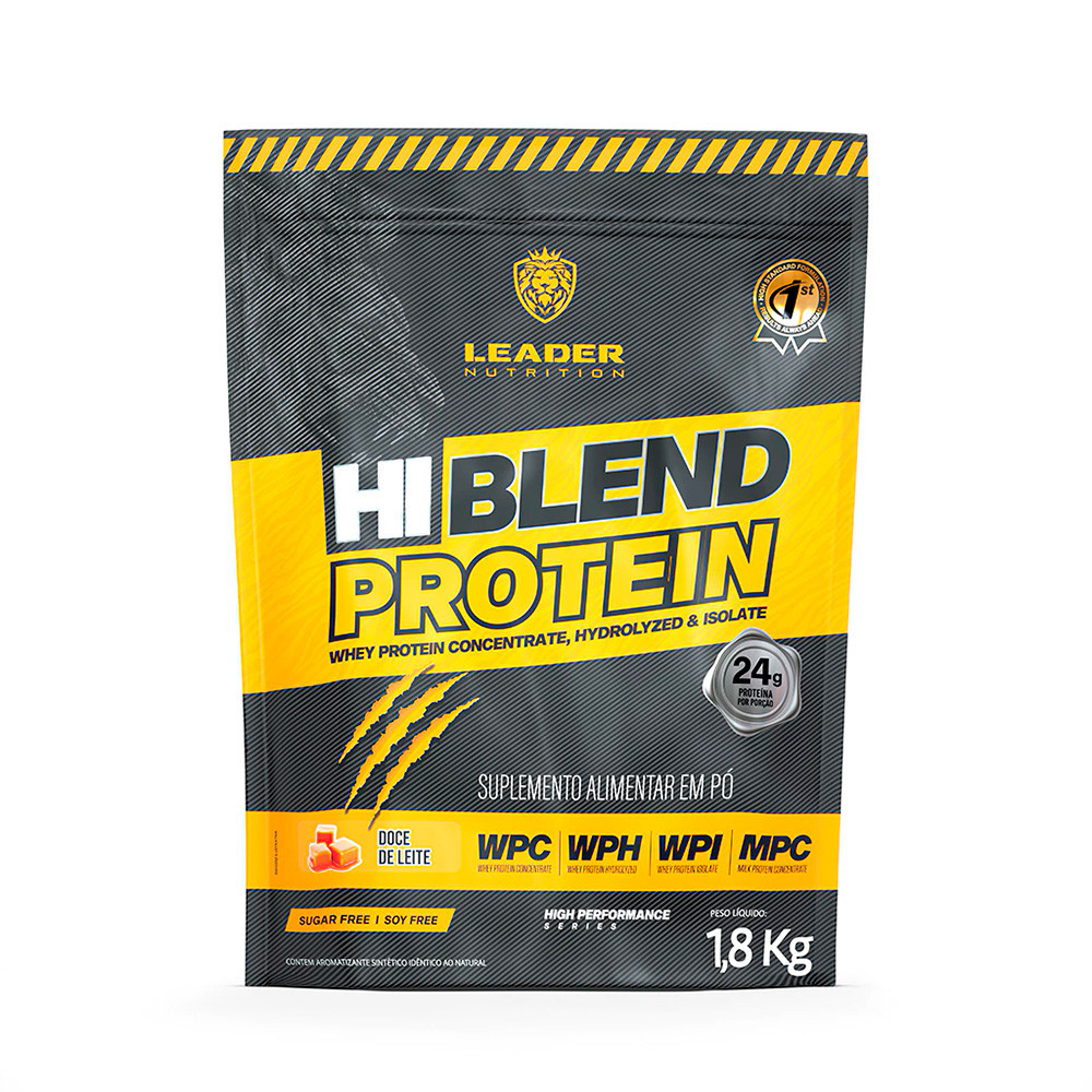 Hi-Blend Protein 1.8Kg Doce De Leite Leader Nutrition