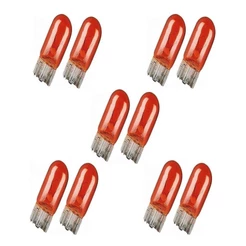 Kit 10 Lampadas Pingo T10 Ambar Amarela Laranja Seta Lateral