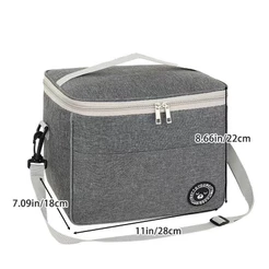 Bolsa Térmica Grande Feiminina Masculina Para Marmitas E Passeio 8 Lirtos