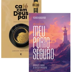 Kit 2 Livros | Café com Deus Pai + Devocional 365 dias Meu porto seguro