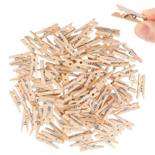 60 a 300 Mini Prendedor Pregador Pequeno Colorido ou Marrom Natural Drink Tag Varal de Fotos Lembrancinha em Oferta na Shopee