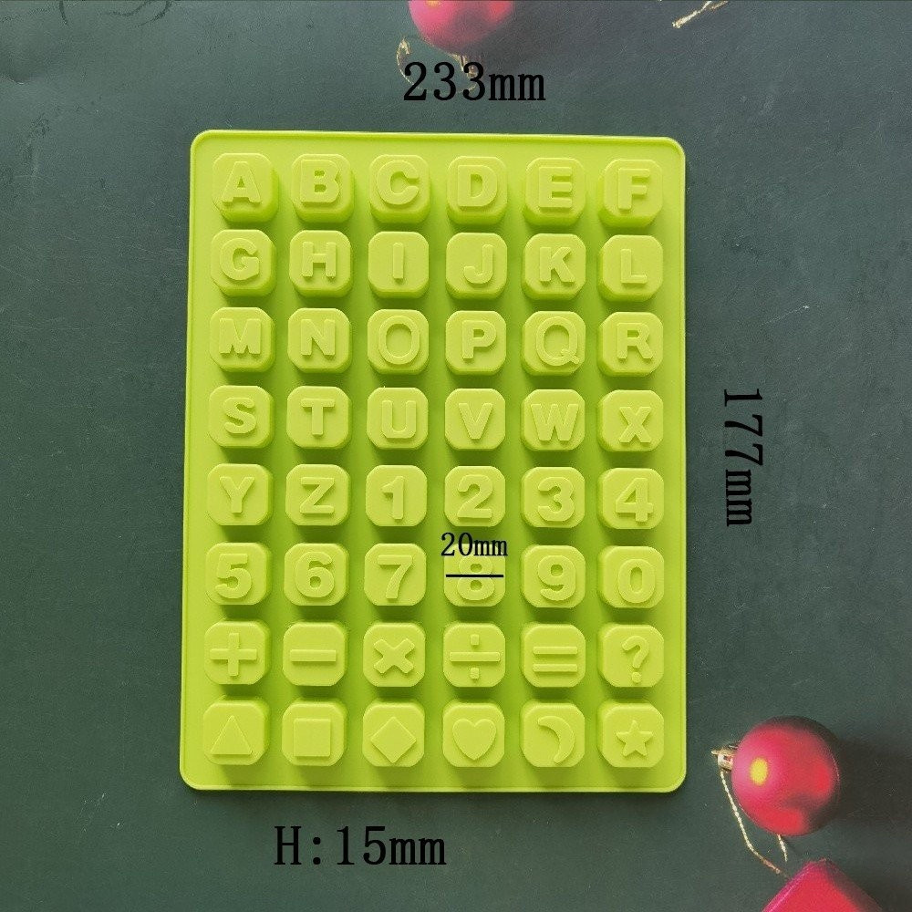 Alfabeto Moldes De Silicone Para Sabonete Em Forma De Letra De Chocolate Feito A Mão Decoração De Bolos Cubos De Gelo