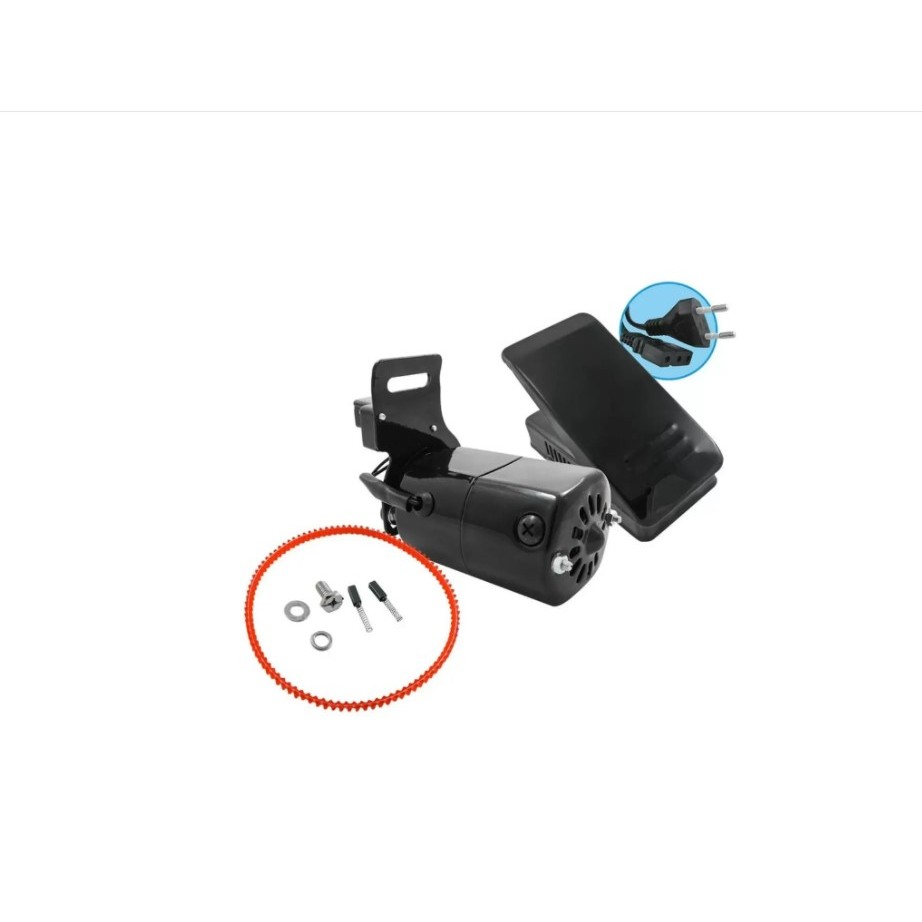 Motor Doméstico Preto   com Pedal acelerador 110 OU 220V