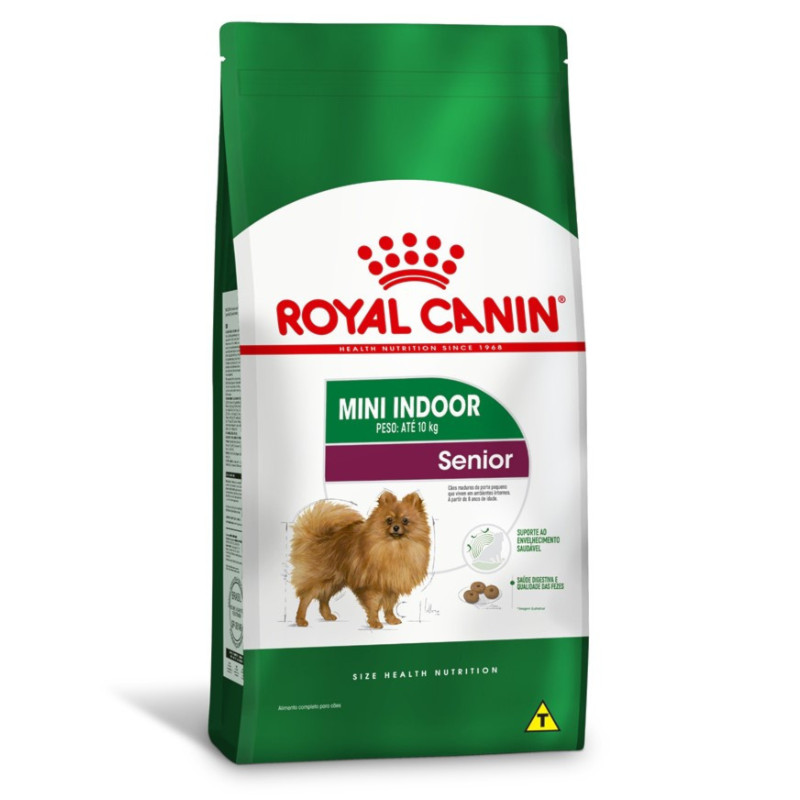 Ração Royal Canin Mini Indoor Sênior Para Cães Idosos de Raças Mini de Ambientes Internos 2,5kg em Oferta na Shopee