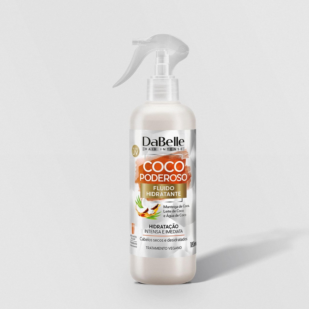 DaBelle Hair Intense Coco Poderoso- Fluido Hidratante 180ml - Beauty