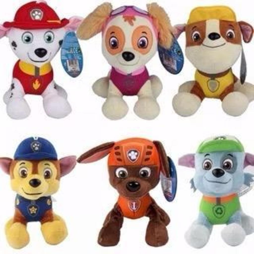 Brinquedo Chase Pelucia Patrulha Canina 20 cm com som em Oferta na Shopee