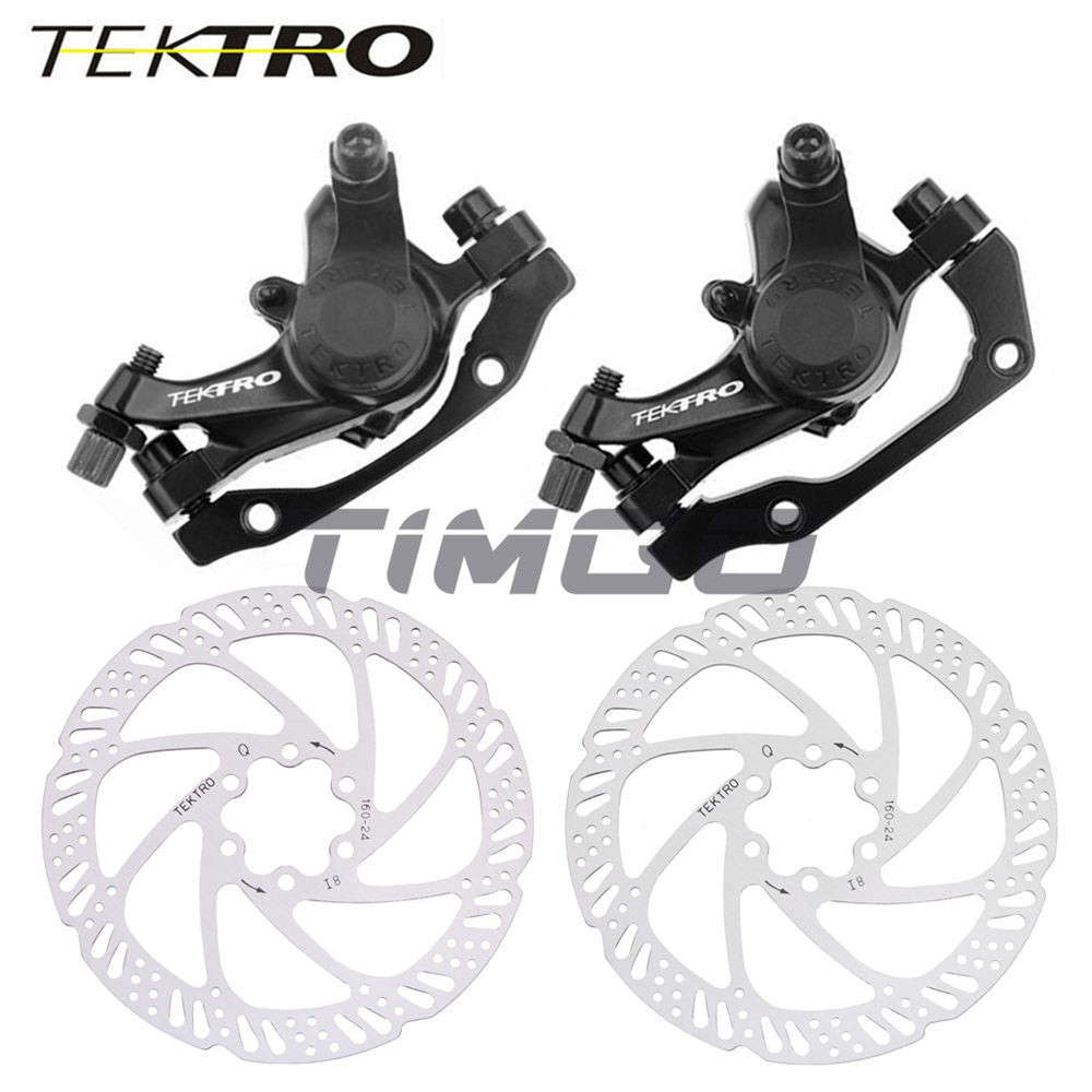 Tektro MD-M280 MTB Mountain Bike Pinça De Freio A Disco Mecânico TR-160 Rotor Shimano BR-TX805 M375