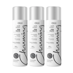 Kit Hair Spray Charming Normal Fixa Solto 150ml 3 unidades