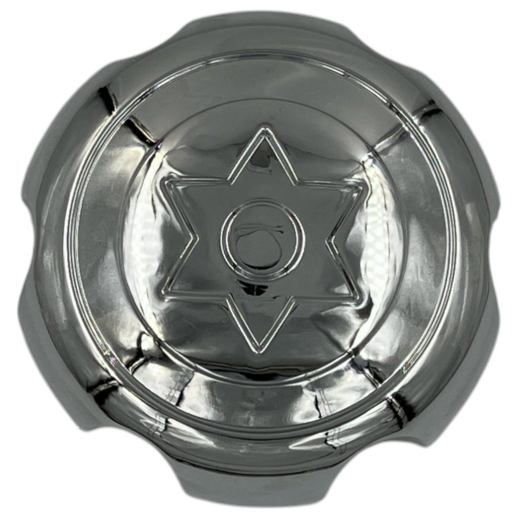 01 Calota Central Roda Mitsubishi L200 Pajero 1997 1998 1999 2000 2001 2002 2003 2004 2005 Cromada