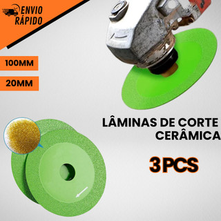 Disco Diamantado Para Corte De Vidro Porcelanato Piso e CerâmicaLâmina De Serra Diamantada Ultrafina