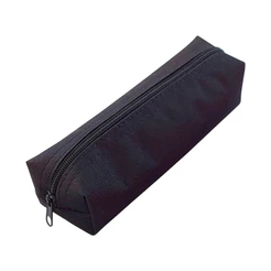 Estojo Escolar Simples Preto ACP Resistente, Compacto e Ideal para o Dia a Dia