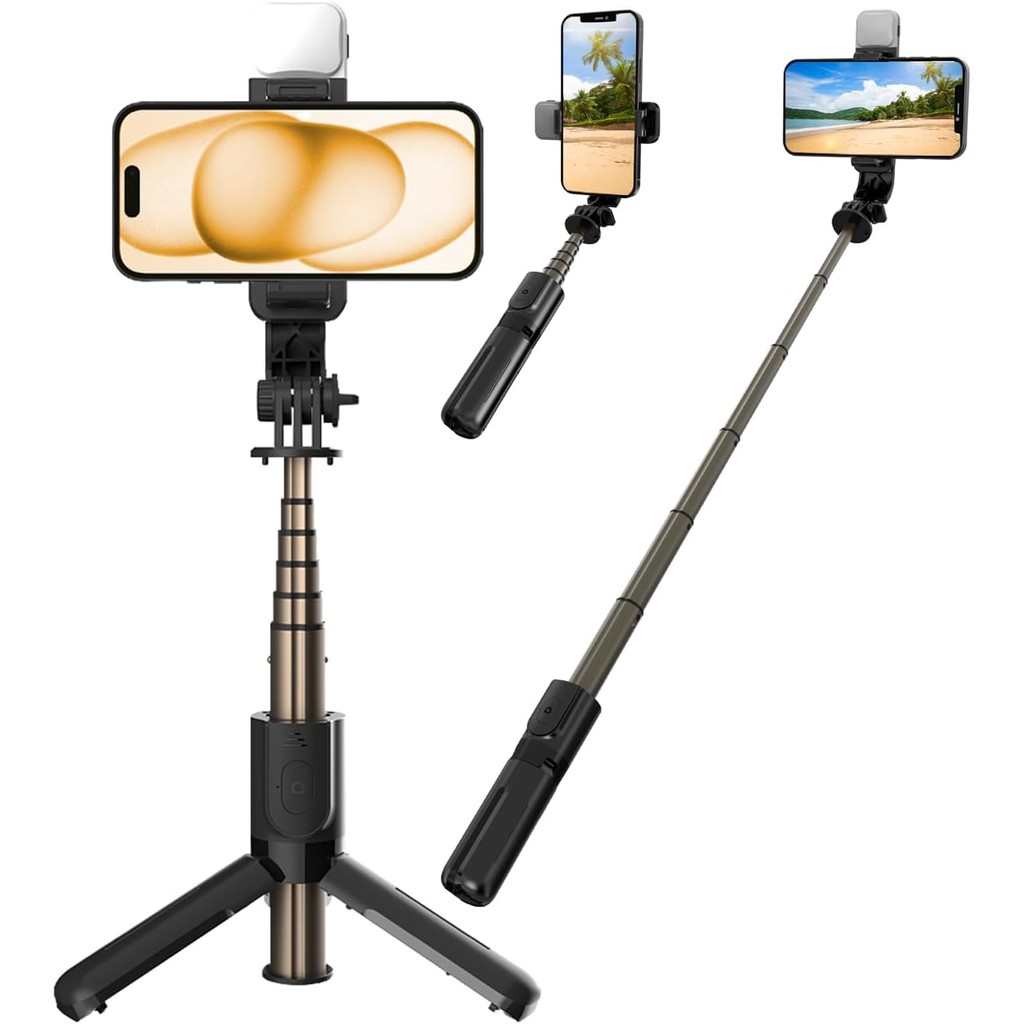 Tripé Bastão Gshield Multifuncional Iluminação Flash Selfie e Controle Bluetooth Removível Survivor em Oferta na Shopee