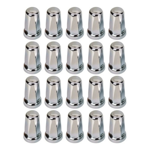 20 Capa De Porca Belga Cromada Cubo Roda 19mm