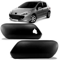 PAR ALMOFADA PARACHOQUE DIANTEIRO PEUGEOT 307 2007 2008 009 2010 2011 2012 PRETO