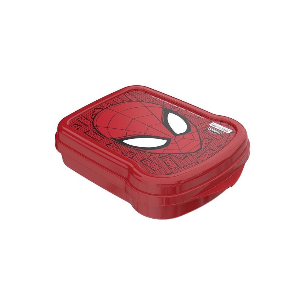 Sanduicheira de Plástico com Tampa Fixa Homem Aranha - Home & Living