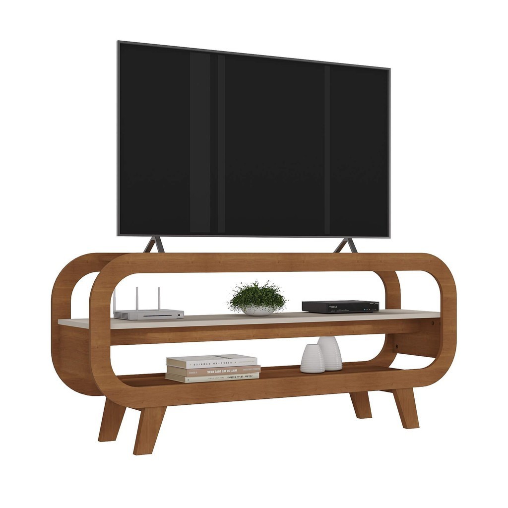 Rack Para Tv Até 60" Théo Naturale Artely em Oferta na Shopee