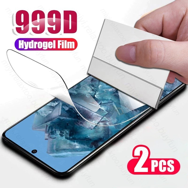 Google Pixel8 Pixel8 Pixel8Pro Pixel8a 2Pcs 999D HD Clear Soft Hydrogel Filme Hidrogel Transparente Para Pixel 8 Pro 8a Anti-Espionagem Privacidade Riscos Fosco Telefone