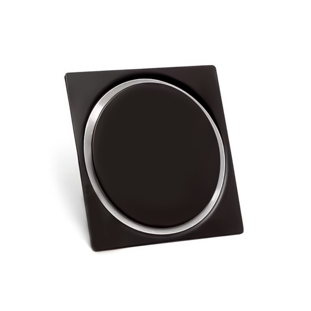 Ralo Click Inteligente 10X10cm Preto Banheiro Veda Cheiro Quadrado - Home & Living