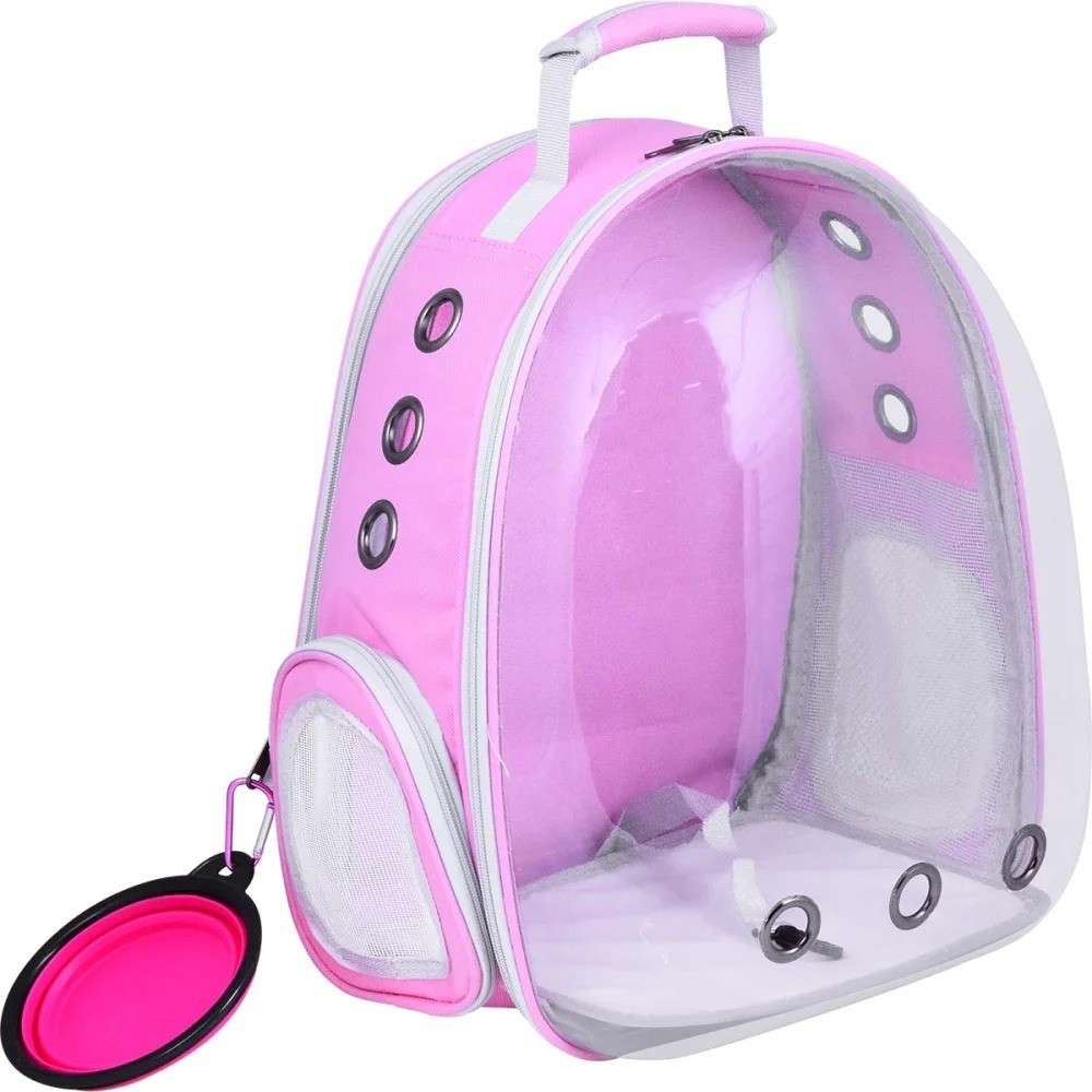 Bolsa de Transporte Pet Janelas Laterais 41x33cm Kala