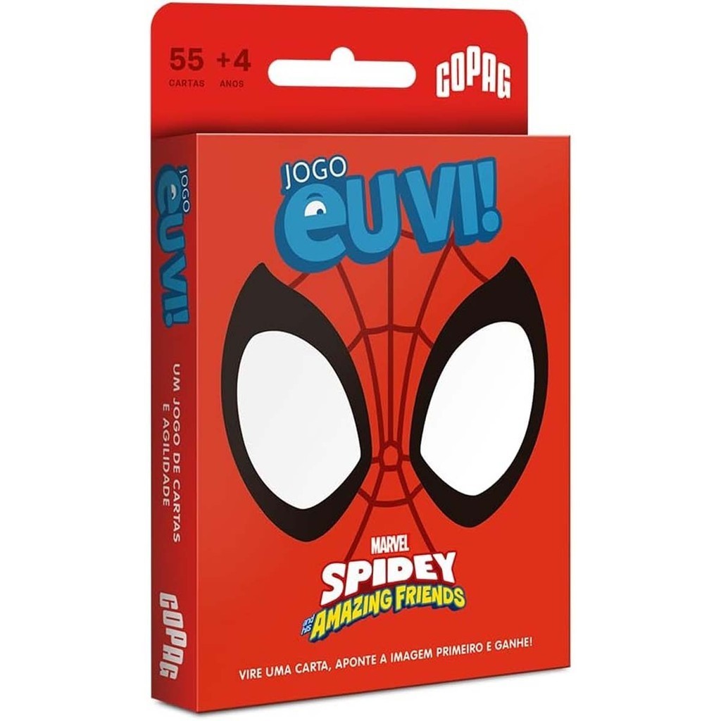 JOGO CARTAS COPAG EU VI! MARVEL SPIDEY AND HIS MAZING FRIENDS PENSE RAPIDO ACHOU?