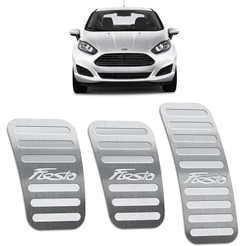 Pedaleira New Fiesta 11/17 Manual Aço Inox - Não fura o pedal