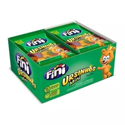 Mini Bala de Gelatina Ursinhos Brilho 15g c/12 - Fini