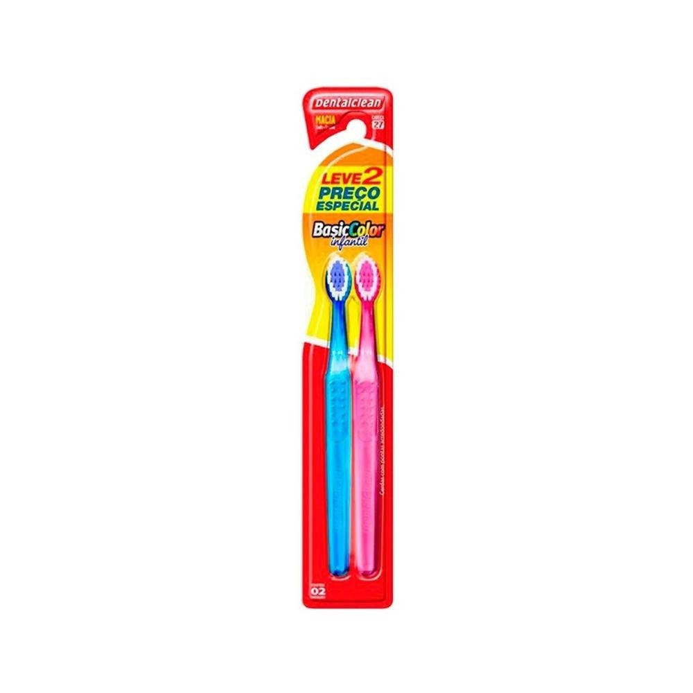 Escova Dental DClean Infantil Basic Color Leve 2 Preco Especial em Oferta na Shopee